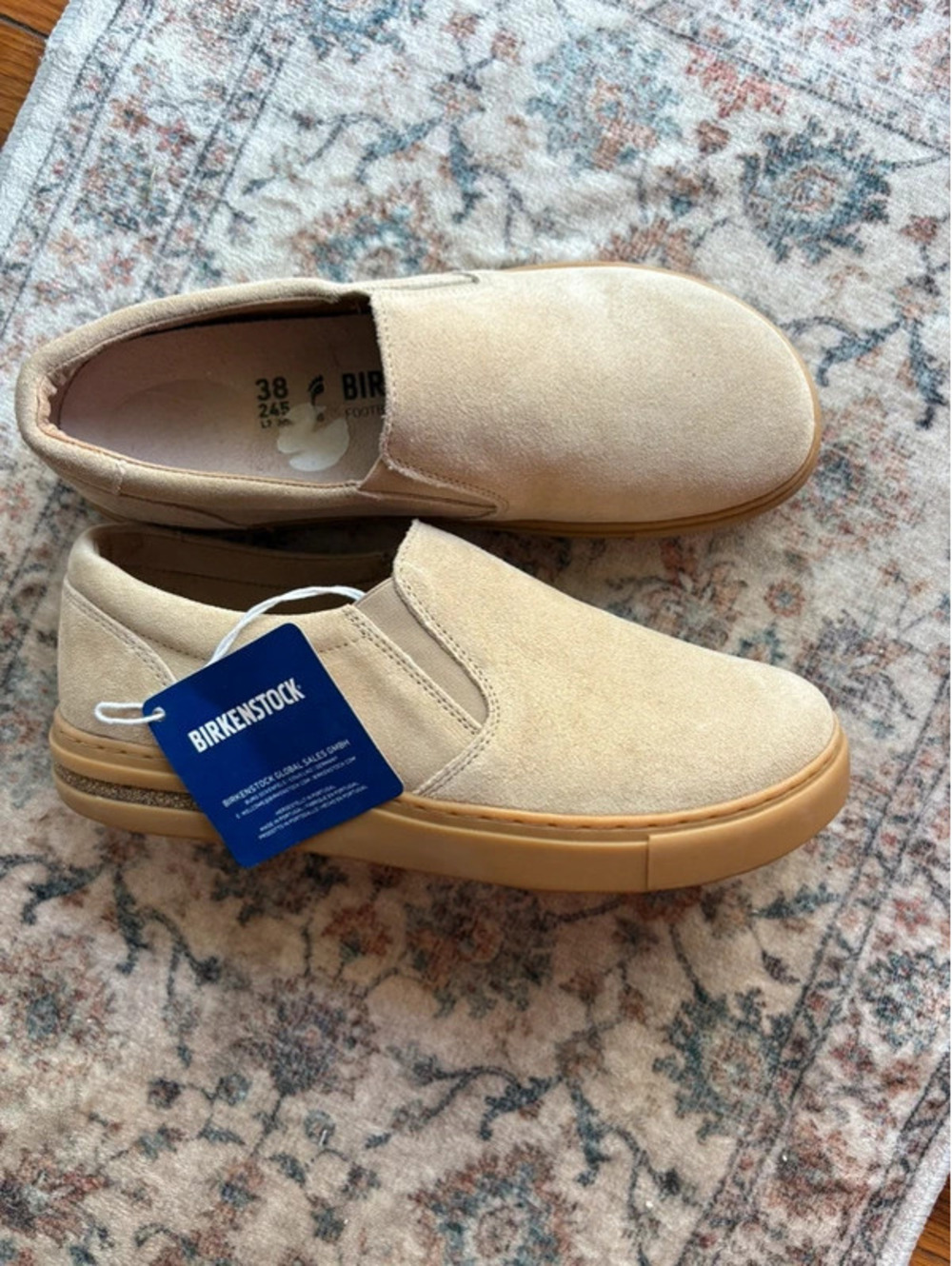 Birkenstock Ozweego Suede Slip On Shoes New Size 38 or 7 USA
